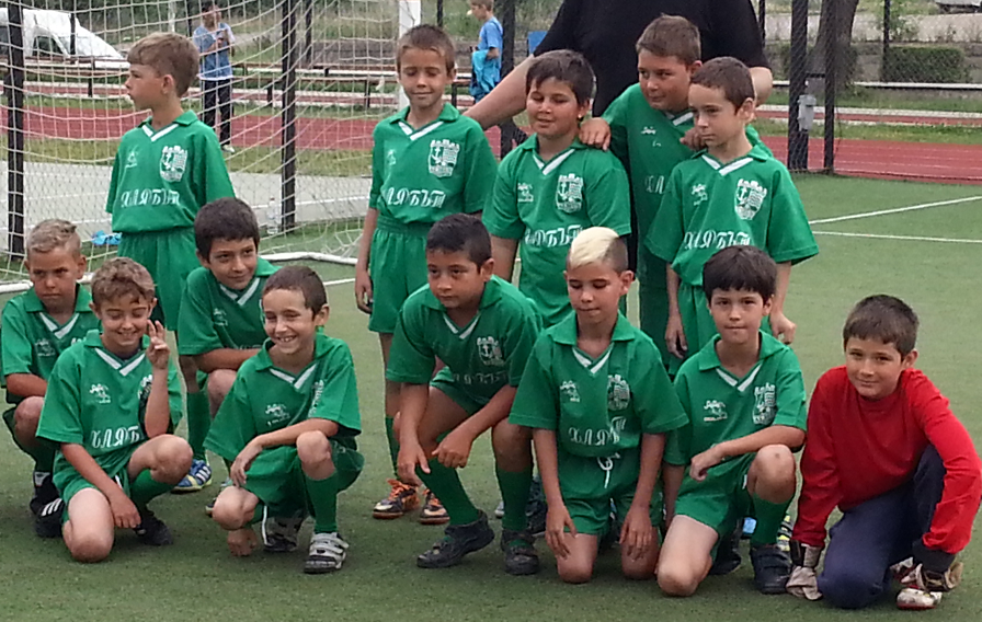 FC Almus - photo from the end of the football season with my first football team